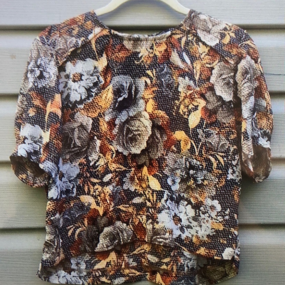 Floral Print Women's Blouse